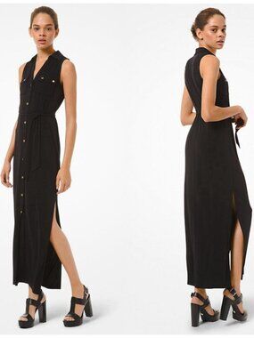 NWT Michael Michael Kors Black Dress - L